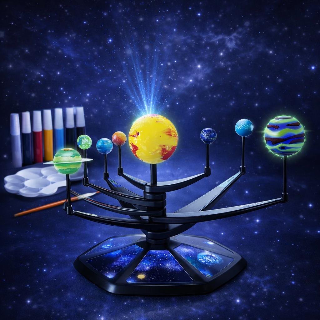 National Geographic – Kit del Sistema Solar que Brilla en la Oscuridad