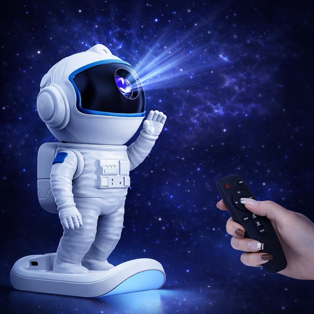 Proyector de Galaxia Astronauta con Control Remoto